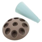 OFFIGAM Soporte para Mangas Pasteleras de Plástico Resistente con Ranuras Múltiples para Secado y Organización de Boquillas Accesorio de Repostería para Decoración de Tartas Color Azul