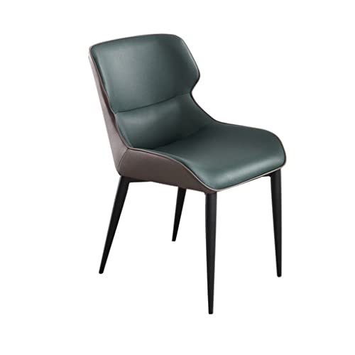UYKUM Elegante silla de comedor silla de comedor de hierro nórdico silla de comedor minimalista moderna silla de comedor ligera estilo minimalista