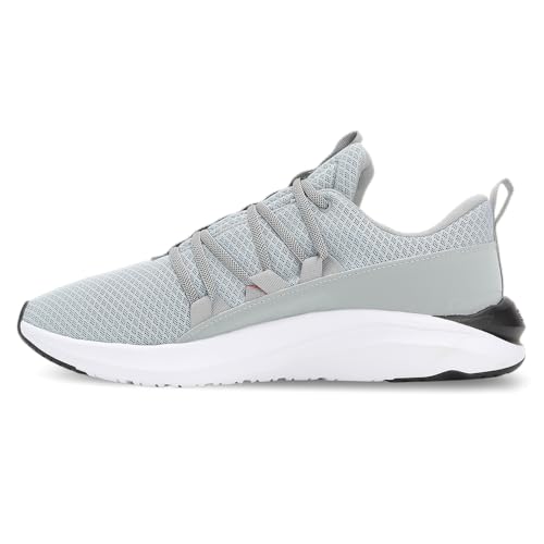 PUMA Men's SOFTRIDE ONE4ALL Sneaker, Quarry-Puma Black-Puma White, 74