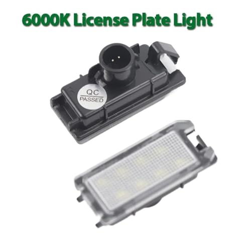 Luz de matrícula LED blanca y brillante para Maserati Levante sin error 2