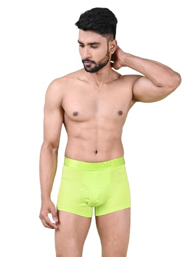 Image of Rupa Colors Pep Collection Trunk for Men, Cotton Blend, Anti Ride-Up, Snug Fit, Pack of 1