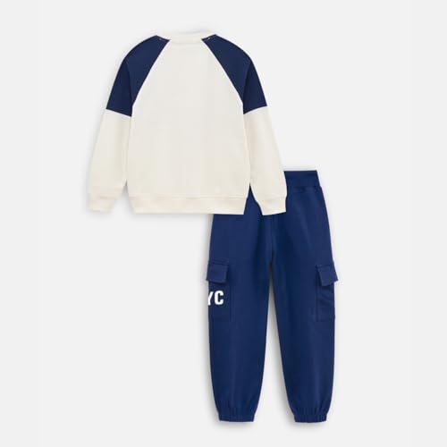 Image of Nap Chief Kids Cotton Printed Co ord Set for Boys & Girls, Sweatshirt And Joggers Clothing Set for Casual Wear