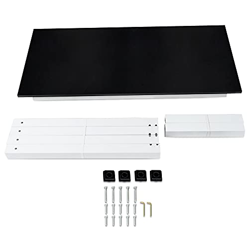 image for G-PLUS Computer Desk Wood Office Table, Modern PC Laptop Notebook Stud