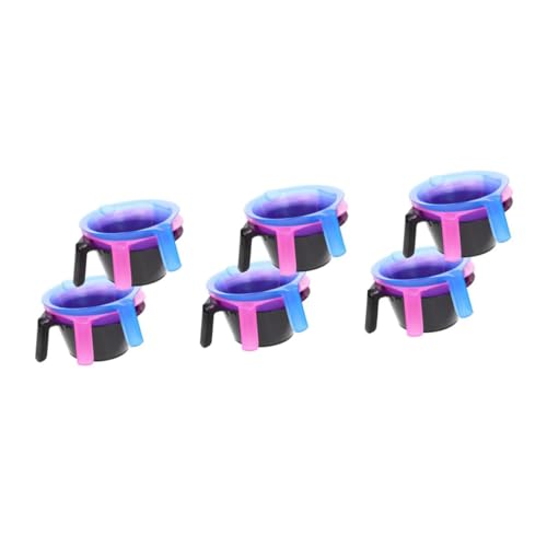 OATIPHO 3 Series Kit De Tazones Para Teñir Cabello Con Escala Transparente Cuencos Profesionales Para Mechas Accesorios Duraderos Para Salón Material Resistente 6 Piezas*3