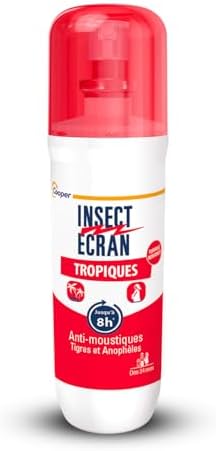 INSECT ECRAN - Anti-moustiques Tropiques – Efficacité 8h - Spray ...