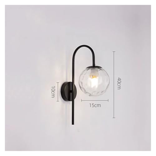 Lámparas de pared LED modernas de bola de cristal para escalera 2