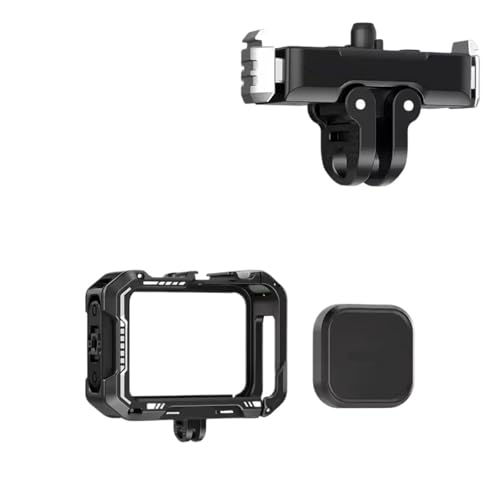 �݊���������܂�GoPro Hero 9/10/11/12/13 �u���b�N�Ή� - �A���~���N�C�b�N�����[�X�J�����P�[�W�ی�n�E�W���O(Cage w Mount)