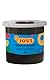 Jovi Federmäppchen, 5 Dosen mit Fingerfarbe, 125 ml, Schwarz (56030)