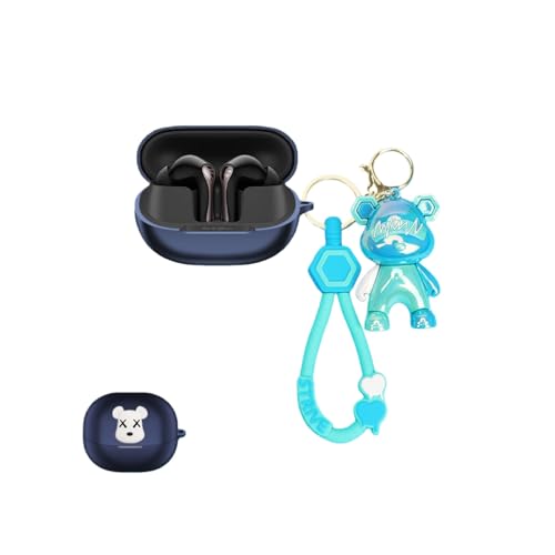 For soundpeats air5 pro/air5 pro plus(+) �C���z���p�ی�P�[�X �ϏՌ��A�����V���R���f�ށA�����h�~�t�b�N�t���A�[�d�\�A����~�߁A�w��h�~�A�C���z�����[�P�[�X�A���S�ی�A�h���A�h�o�A�y�ʁA�����h�~ (D)