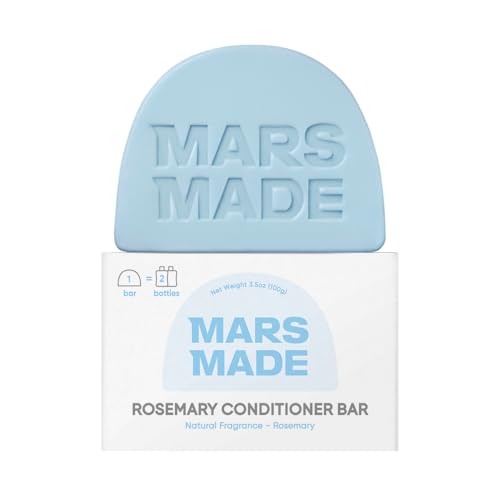 MARS MADE Rosemary Conditioner Bar - Soothing & Stimulating Natur...