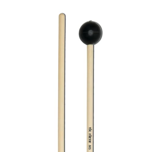 Image of Vic Firth M5 American Custom Keyboard Medium Mallets - Black Rubber - 3 Pairs