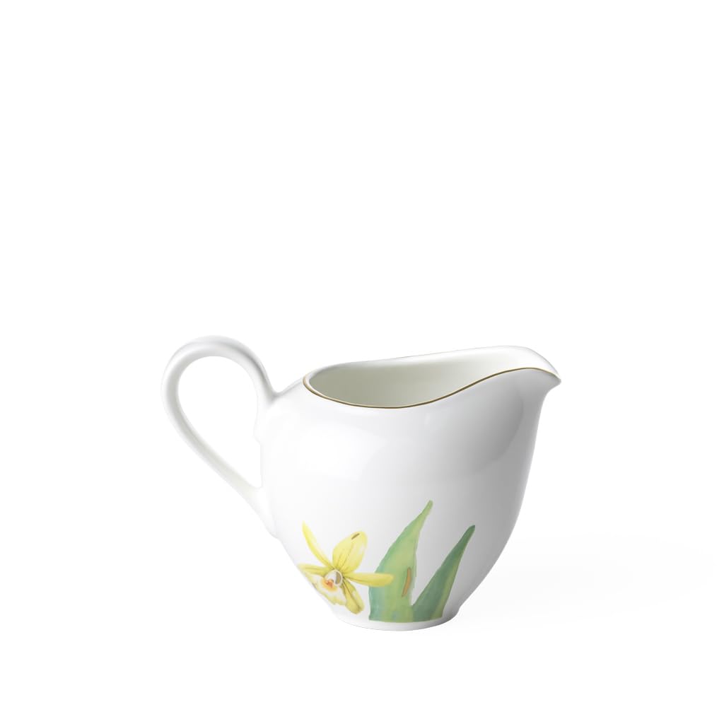 Villeroy & Boch - Amazonia Anmut, Milchkännchen für 6 Personen, Premium Bone Porcelain, spülmaschinenfest, Füllmenge 200 ml