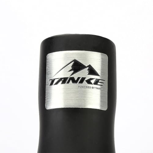 Gdfnmogo Tanke Aufkleber – für Gabel für Fahrrad für Kopf, faltbar, Aluminium, Schutzabzeichen, Legierungsaufkleber, schützend, 35 x 33 mm