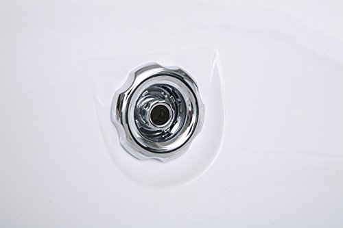 Bagno Italia Vasca Idromassaggio cm 152x152 bianca vetro frontale 12 idrogetti cromoterpia e miscelatore a cascata I