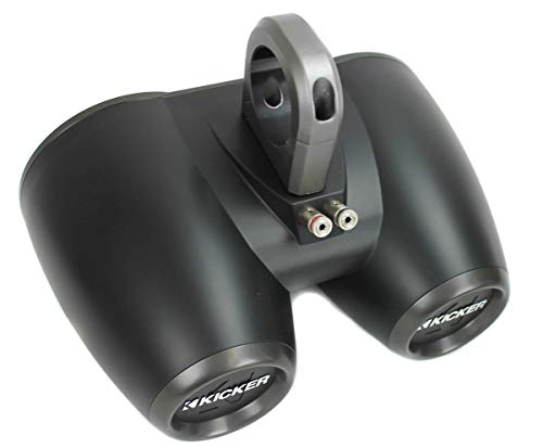 Image of KICKER Pair KMTED Marine Wakeboard Tower Enclosures for Dual 6 inch or 6.5 inch Speakers