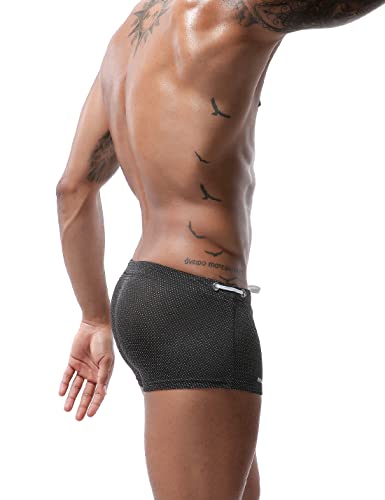 Foto von Arjen Kroos Herren Badehosen, Herren Badeshorts, Schwimmhose Kurz Eng Anliegend Schwimmen Kurze Shorts Schnelltrockend Swimming Trunks