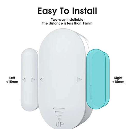 Security Door and Window Alarm, 2-Pack,Wreless Alarm System for Home,Door Sensor,Wireless Doorbell, Very Suitable for Families, Garages, Apartments, Dormitories, RVs and Offices.