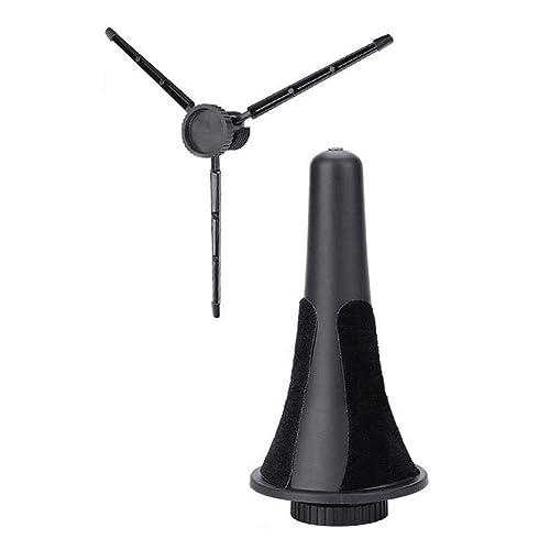 GOOHOCHY Sturdy Clarinet and Oboe Holder Wind Instrument Tripod Metal Foldable Music Stand