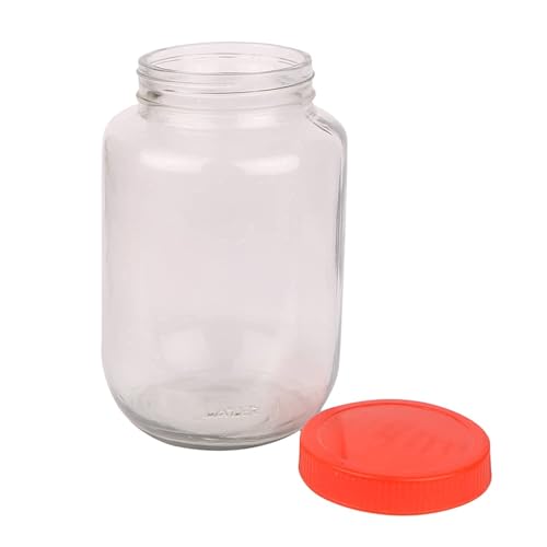 Image of GLASS BAR 6000 ML big size Glass Storage Jar with Lids - 6000 ML Jars Glass Kitchen Containers