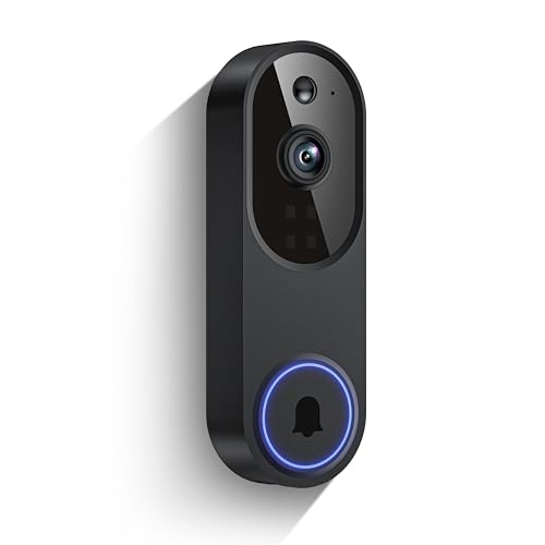 1080p Wireless Cameras & Monitor Video Doorbell Camera for Home Security, Pet dog Monitor, Cloud Storage, AI Human Detection, Night Vision, Two Way Audio, Indoor Outdoor Surveillance, 2.4G Wi-Fi Only