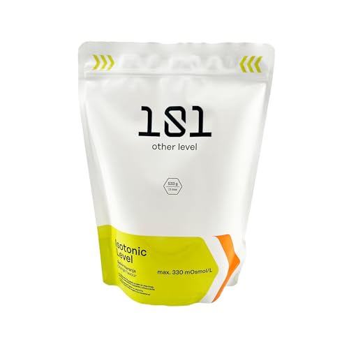 101 Other Level Isotonico en Polvo 533 g | Isotonic Level - Bebida Isotonica con Sales Minerales - Hidratación y Resistencia L-Glutamina Sales Minerales - SIN GLUTEN | Vegano (Naranja, 533 gr)