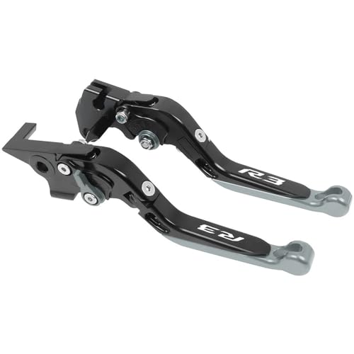 Palancas de embrague de freno plegables empuñaduras manillar YZF R3