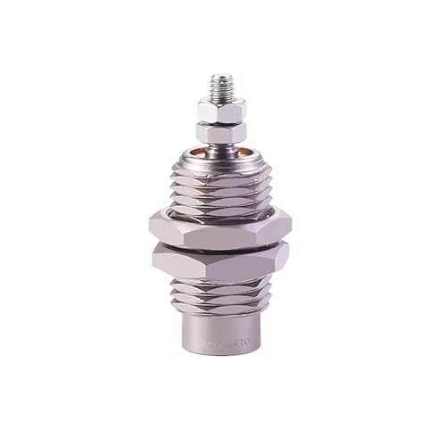 Cilindro neumático microroscado Mpe8x15 industrial con rosca macho 2
