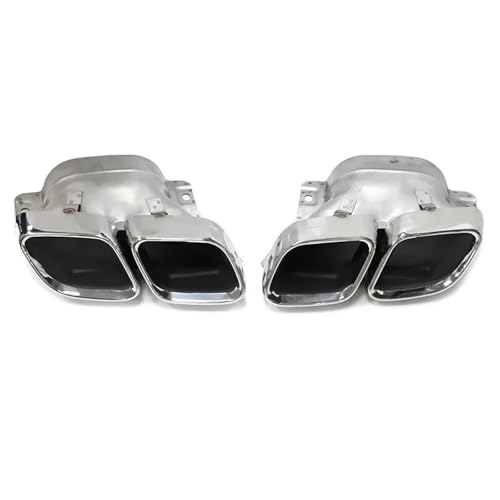 Punta de escape para Mercedes C63 W206 de acero inoxidable negro