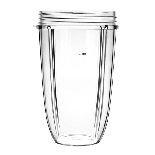 Vaso de repuesto for licuadora (1 unidad, 18/24/32 oz), compatible con Nutribullet 600W y NutriBullet Pro 900.(32oz)