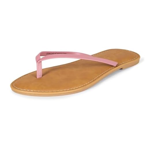 Amazon Essentials Chancleta Mujer, Rosa Magenta Viejo, 41.5 EU Ancho