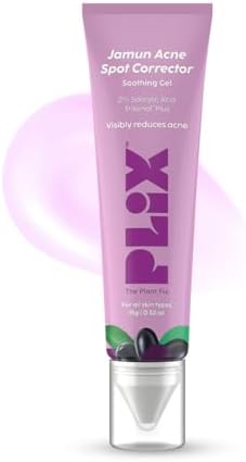 The Plant Fix Plix Jamun Acne Spot Corrector Gel For Reducing Active Acne | Day & Night Gel | Controls Oil & Soothes Inflammation | For Men & Women | 15g