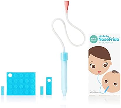 Baby Nasal Aspirator NoseFrida the Snotsucker with 24 Extra Hygiene Filters by Frida Baby