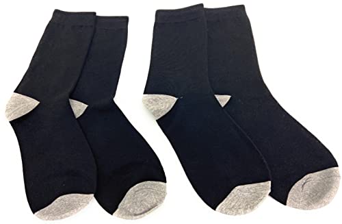 Image of Anti Static Crew Length ESD Socks, Earthing Grounding for Static Control, One Size Fits Most, Washable (2 Pairs)