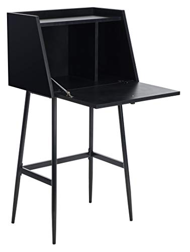 Safavieh Home Xander Modern Black Secretary Desk