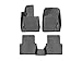 WeatherTech Custom Fit FloorLiners for iA, Yaris iA, Yaris, Yaris Hatchback - 1st & 2nd Row (44858-1-3), Black