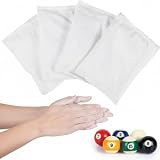 Housoutil Billiard Talcum Powder Pack 4Pcs Portable Talc Bags for Pool Hand Drying and Improved Grip Billiards...