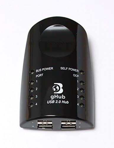 Dr. Bott gHub 2.0 Negro, hub USB2 de 4 Puertos, 230 V EU