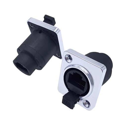 Conector RJ45 de panel tipo D con aislamiento IP65 estanco para chasis metálico