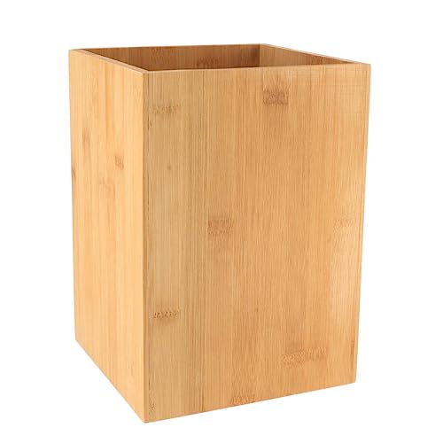 Tendance - Poubelle Bambou 7,5l - Bambou - Salle de Bain - Accessoire Salle de Bain à Poser