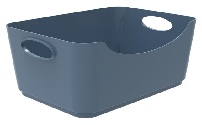 Image of Alltime Versa Storage Organmiser Basket with Handles, 34x24x14 cm, Bathroom Toiletries Organiser