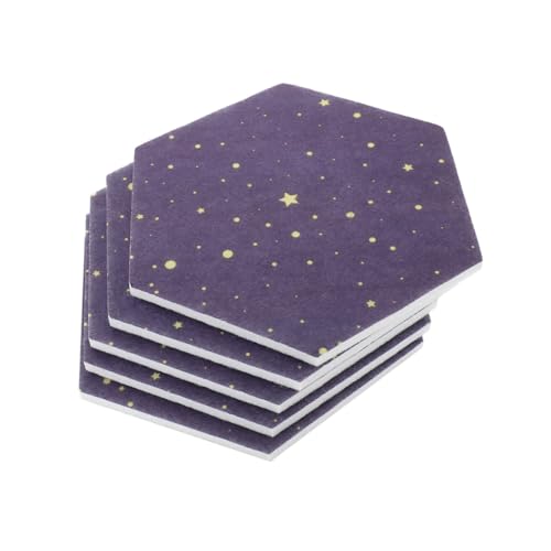 Tableau d'affichage mural panneaux hexagonaux en feutre polyester pour notes - 2
