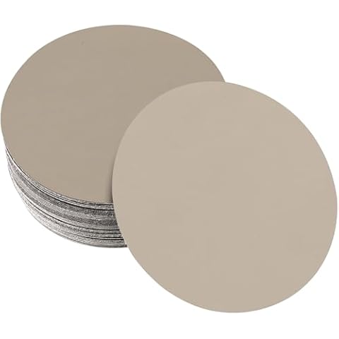 POTUINOM 20PCS 6 inch Silicon Carbide Sanding Discs, Wet Dry Orbital Sander Hook and Loop Sandpaper 3000 Grit for Metal,Automotive Sanding Cover