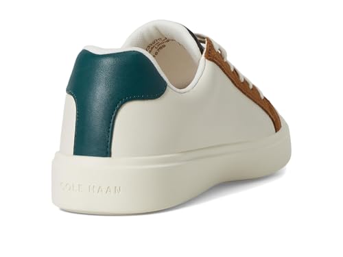 Cole Haan Cole Haan Women's Grand Crosscourt Daily Sneakers, Ivory/Tobacco Suede, 8.5-B US