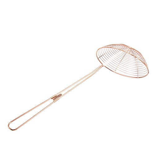 Hemoton 1pc Frying Oil Strainer Colander Spoon for Cooking Hot Pot Frying Non-deforming Kitchen Tool for Food Drainage and Easy Cleaning