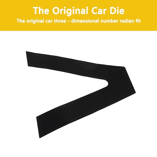 Image of Car Trunk Door Inverted Letter A Sticker Compatible with Ineos Grenadier 2020-2024 - Decorative Tailgate Side V-Shaped Accessories (Black)
