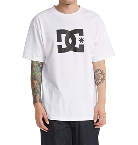 Dcshoes DC Star, Camiseta para Hombre Blanco