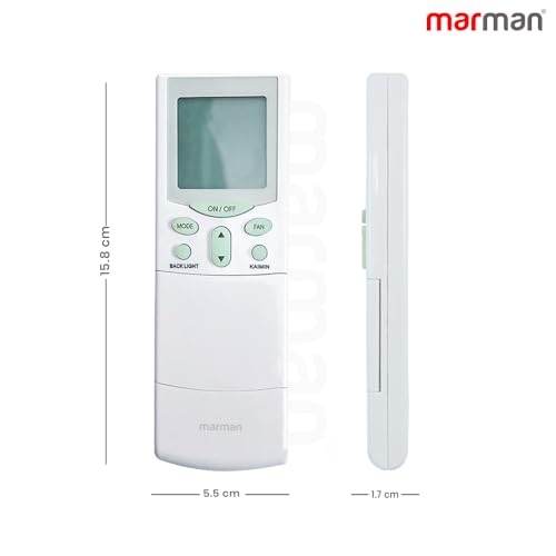Image of marman Compatible with Hitachi AC Remote Original 68A Model 433kHz Suitable for Logicool Series of 1 | 1.5 | 2 Ton Split and Window AC - Match Exactly to Replicate Genuine Remote Function