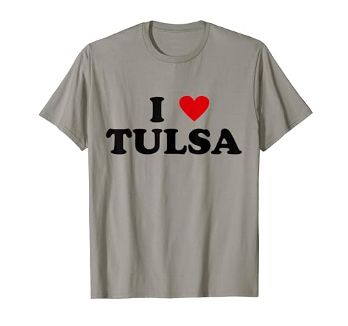 I Heart USA City - Amo Tulsa Camiseta