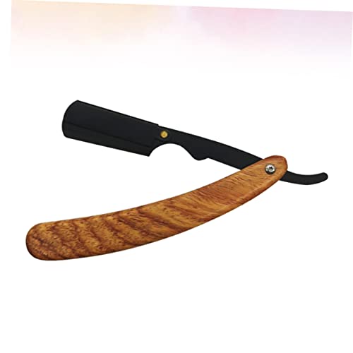 FOMIYES 3 Pecas Navalha De Segurança Barbeador Masculino Navalha De Barbeiro Reta Cortador De Suport