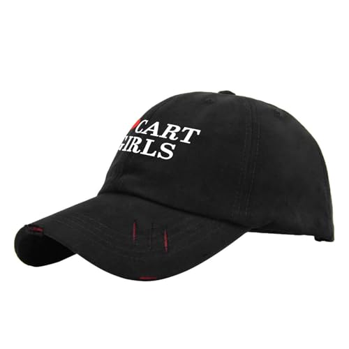 Funny I Love Cart Girls Retros Golf hat Hunting hat AllBlack Mens hat s for Son Sun Hat2